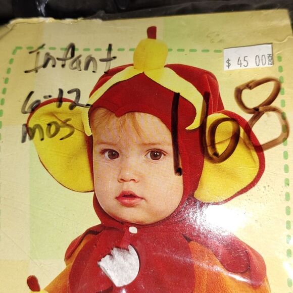 Rubies Infant Monkey Costume Sz 6-12m NWT - Picture 2 of 7